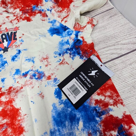 NWT‎ Rags To Raches Adult 4th Of July Tie Dye Dress Size Large - Picture 2 of 5